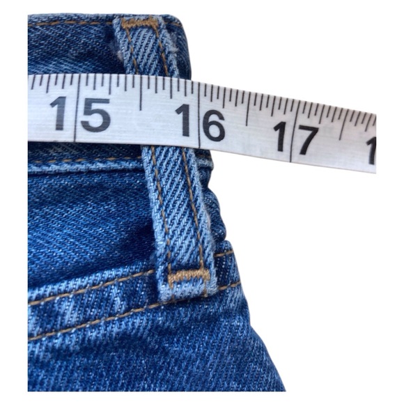 AGOLDE 90s Pinch Waist Jeans High Rise Rigid denim Straight Leg Button Fly Sz 30 - Picture 6 of 12